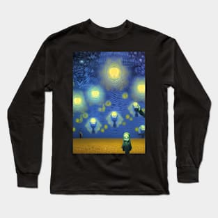 WEIRD GHOSTS ON HALLOWEEN Long Sleeve T-Shirt